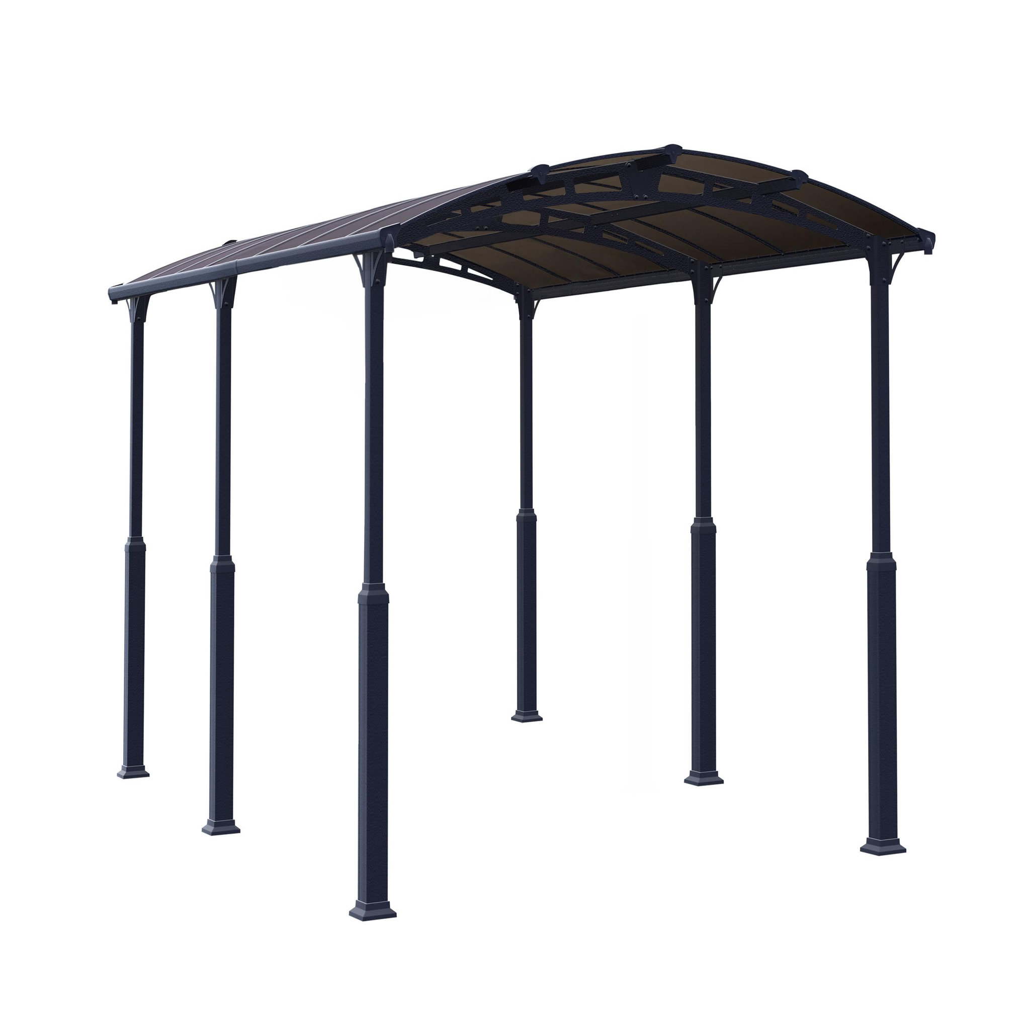 Voir la diapositive 2 : Canopia by PALRAM Carport en alu ARCADIA ALPINE 5000 - 16 m² - gris