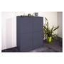Voir la diapositive 3 : Buffet haut moderne 4 portes 100 cm LUCERA
