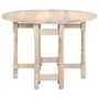 Voir la diapositive 3 : VIDAXL Table a manger Rond 110x76 cm Bois de manguier massif
