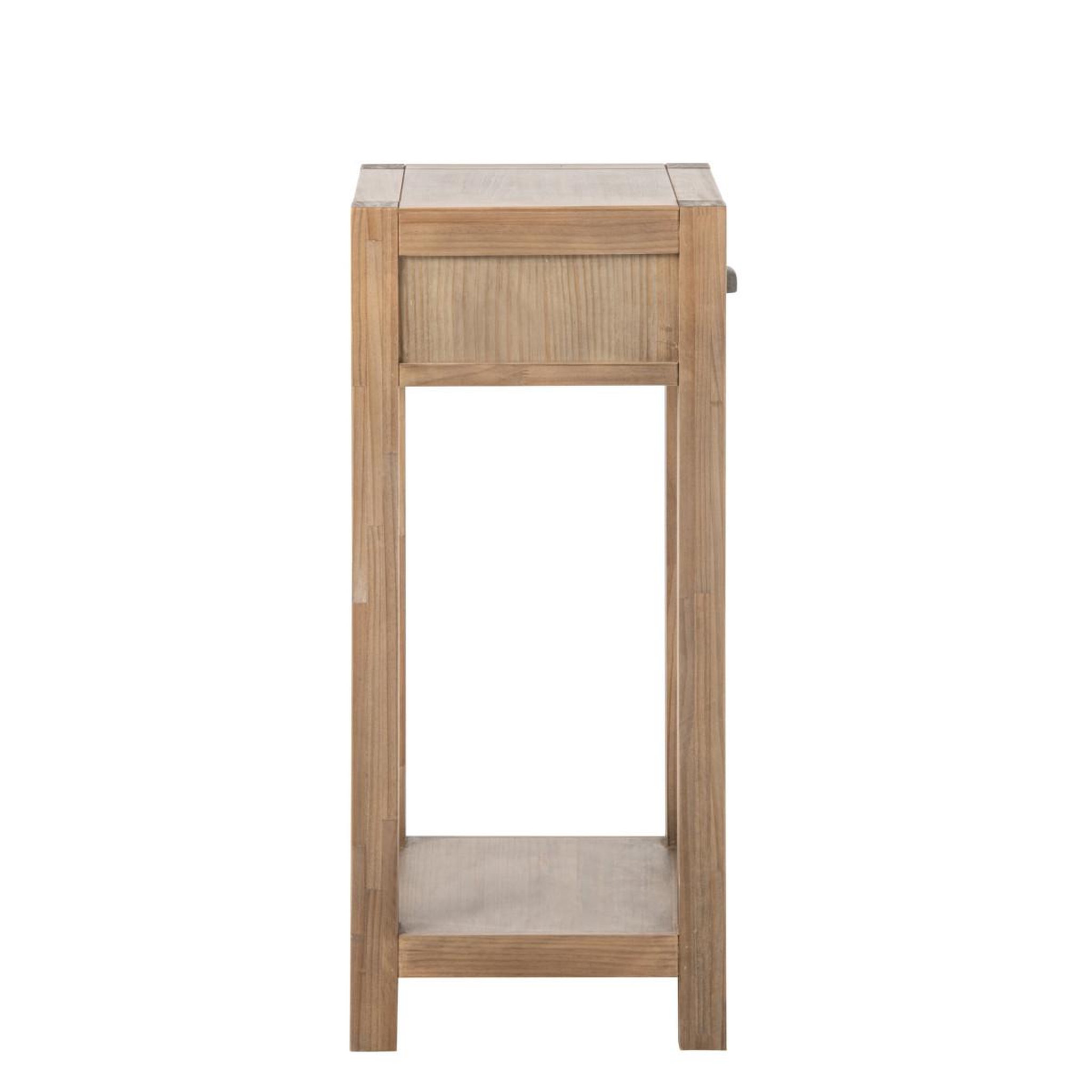 Voir la diapositive 3 : J-LINE Table d'appoint en bois  blois  90cm naturel