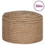 Voir la diapositive 2 : VIDAXL Corde de jute 50 m de long 10 mm d'epaisseur