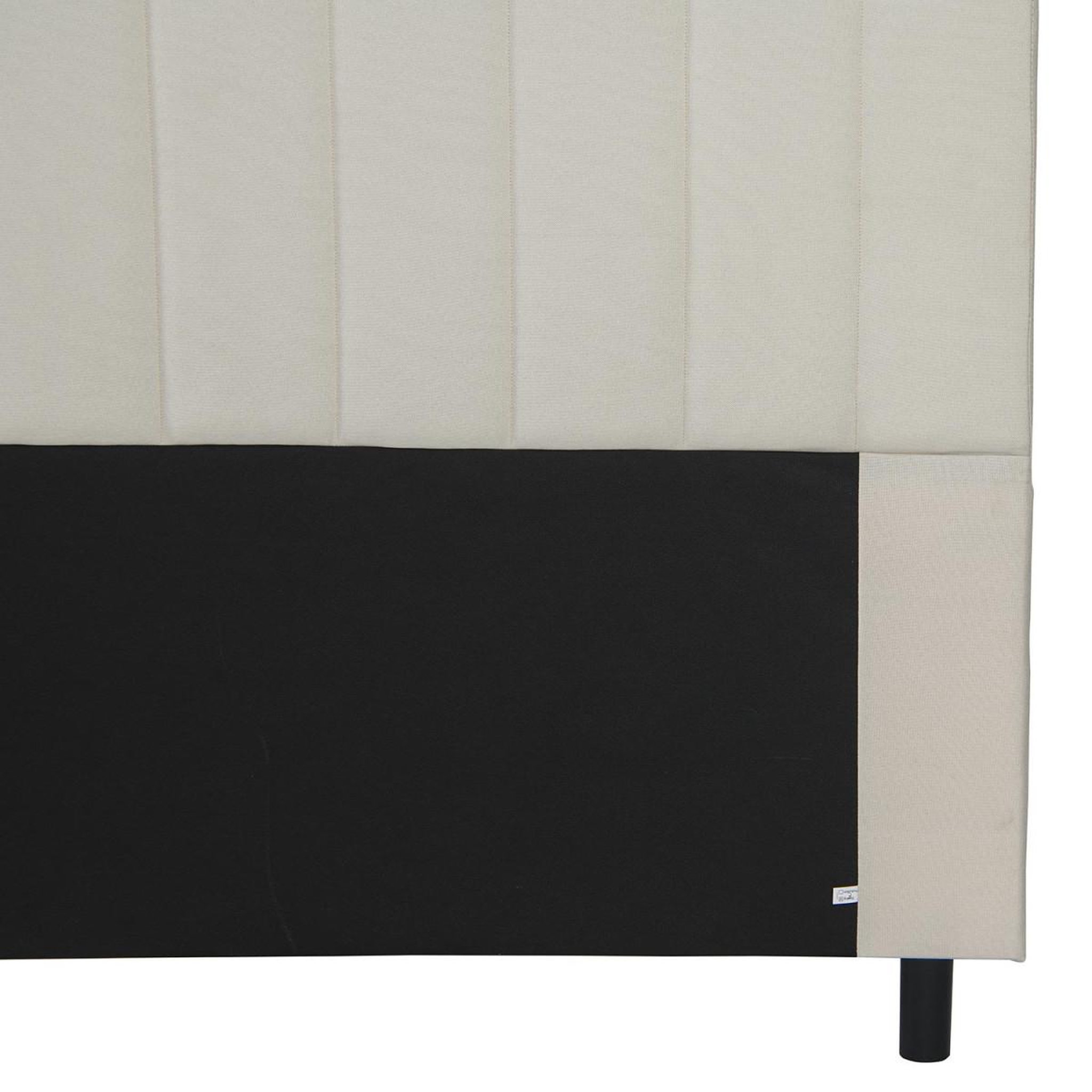 Voir la diapositive 5 : Paris Prix Tête de lit en tissu design  kenty  140cm beige
