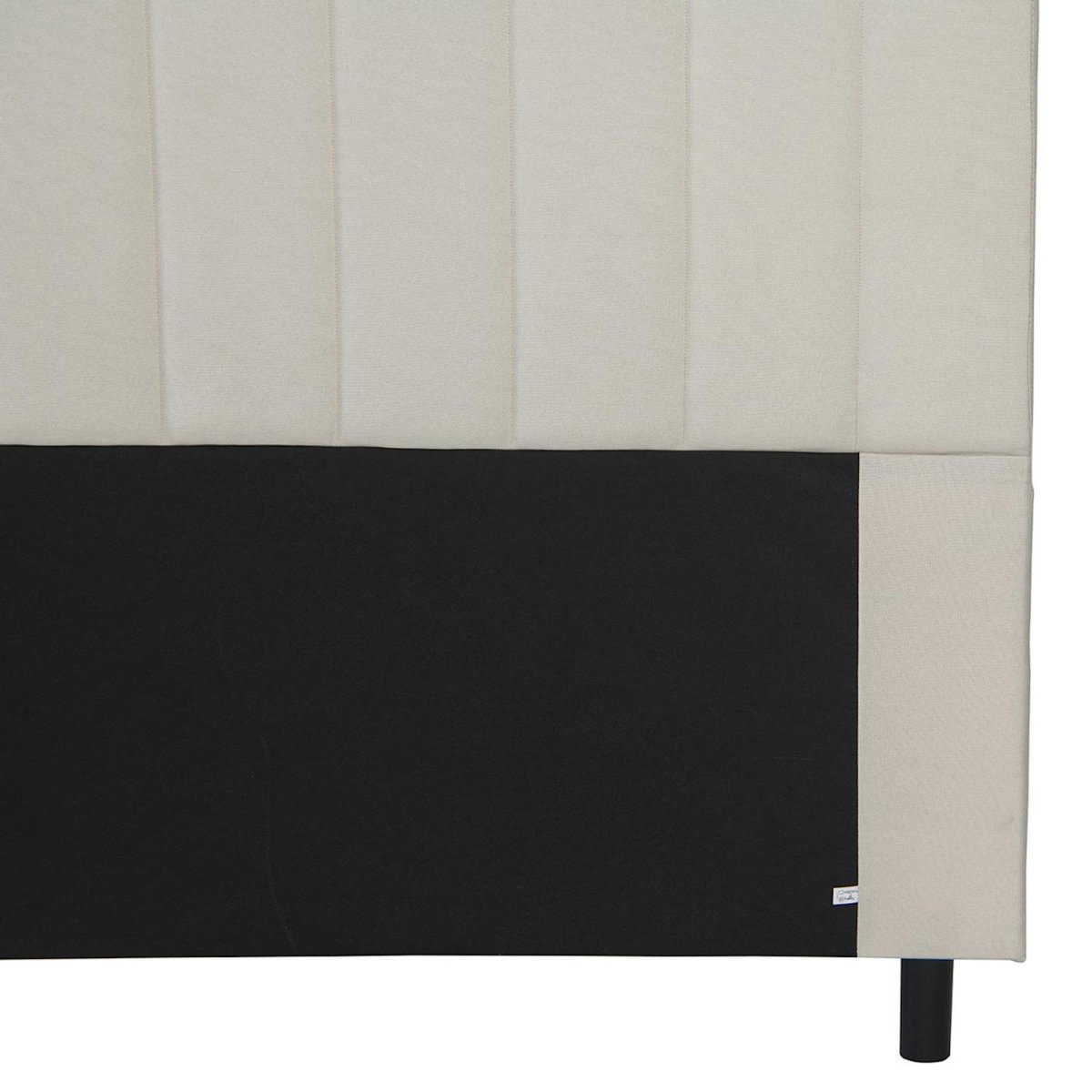Paris Prix Tête de Lit en Tissu Design  Kenty  140cm Beige