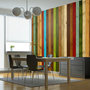 Voir la diapositive 1 : Paris Prix Papier Peint  Wooden Rainbow
