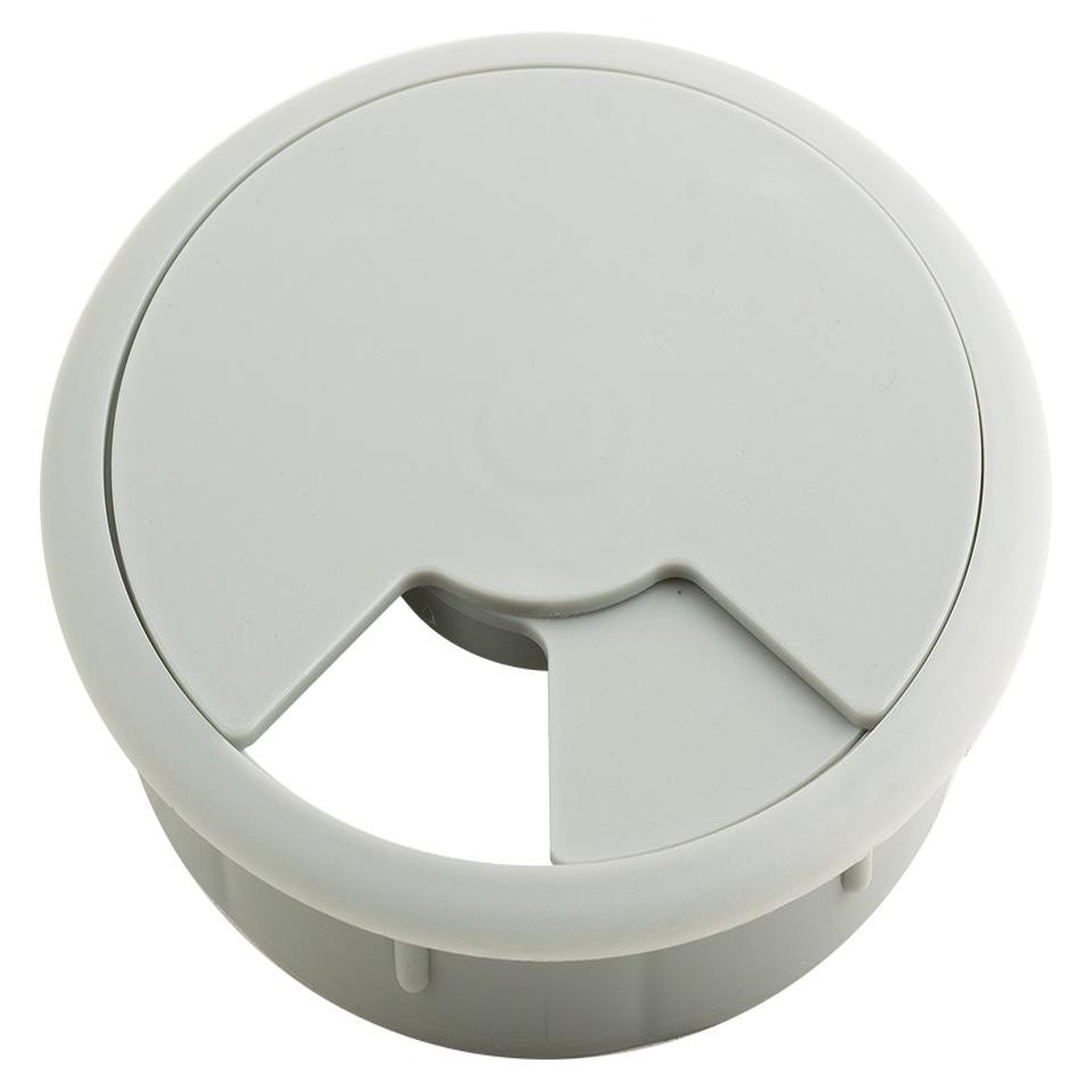 CENTRALE BRICO Passe-câble plastique 80mm gris clair