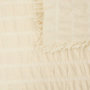 Voir la diapositive 2 : ATMOSPHERA Nappe Plissée  Ysel  150x250cm Blanc Chaud