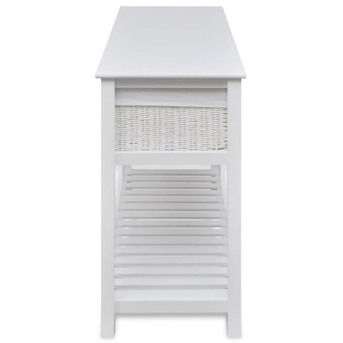 VIDAXL Buffet de rangement Blanc