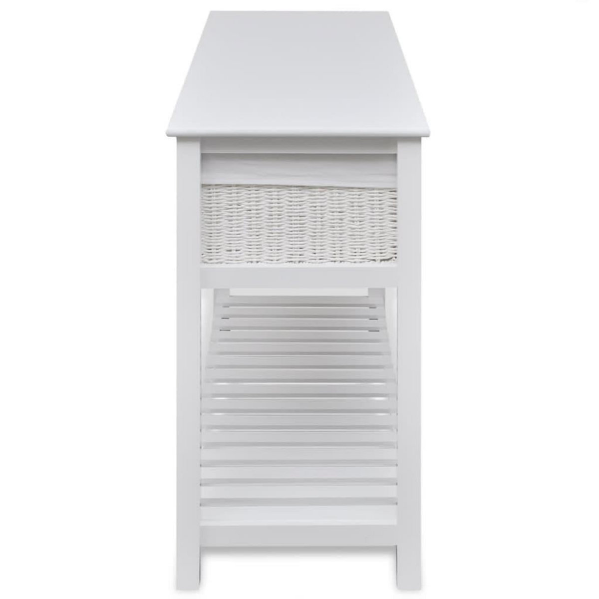 VIDAXL Buffet de rangement Blanc