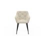 Voir la diapositive 2 : Lot de 2 chaises en velours capitonnée JULIETTE