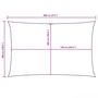 Voir la diapositive 6 : VIDAXL Voile de parasol tissu oxford rectangulaire 5x8 m terre cuite