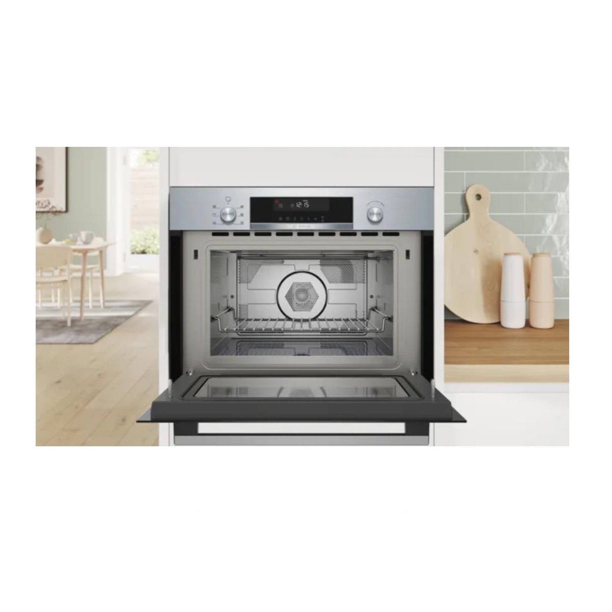 Voir la diapositive 3 : BOSCH Micro-ondes encastrable 44l 900w acier inoxydable - cma585gs1