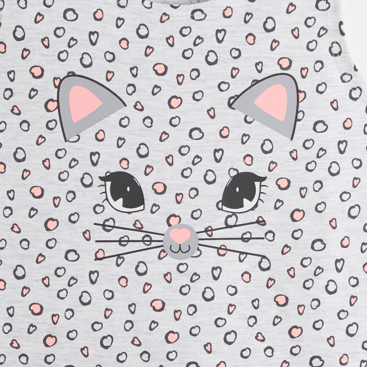 INEXTENSO Pyjashort débardeur panthère fille