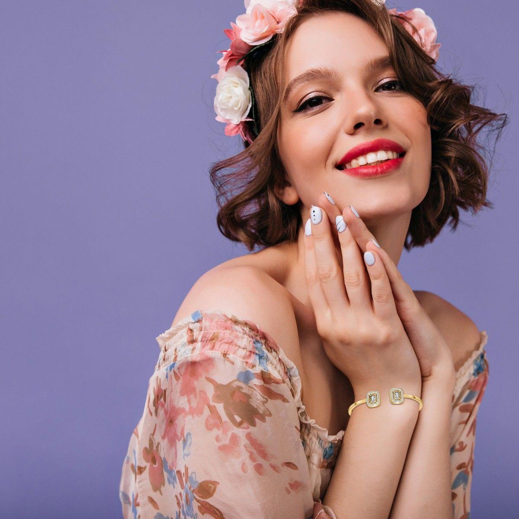 Voir la diapositive 2 : SC BOHEME Bracelet par SC Bohème orné de Cristaux scintillants