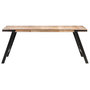Voir la diapositive 2 : VIDAXL Table a manger 180x90x76 cm Bois de manguier massif