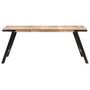 Voir la diapositive 2 : VIDAXL Table a manger 180x90x76 cm Bois de manguier massif