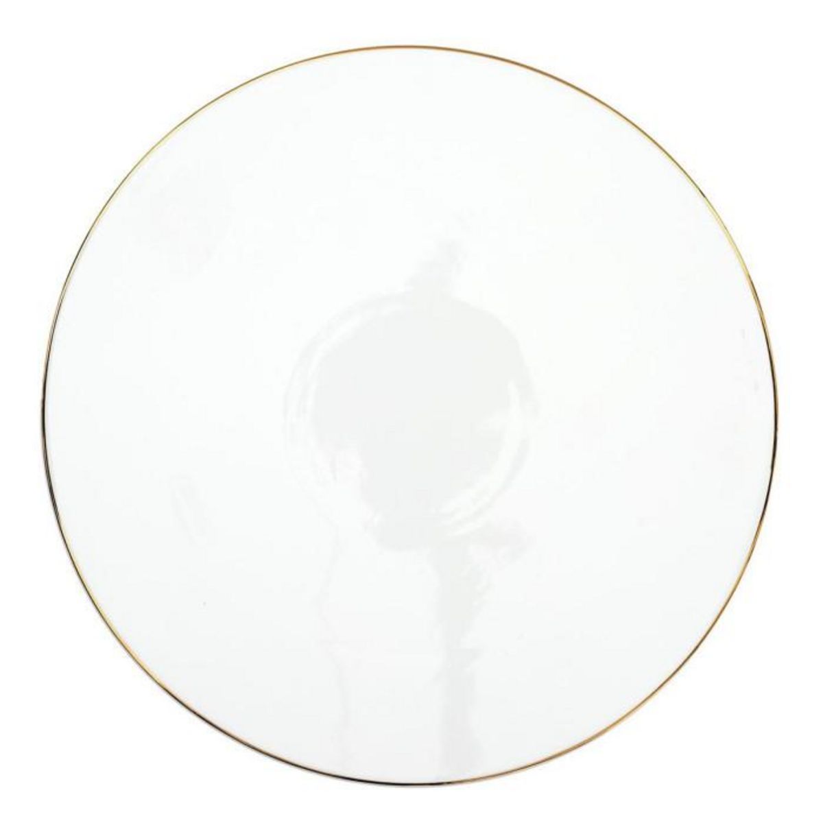 Paris Prix Support à Gâteau Design  Liseré  31cm Blanc & Or