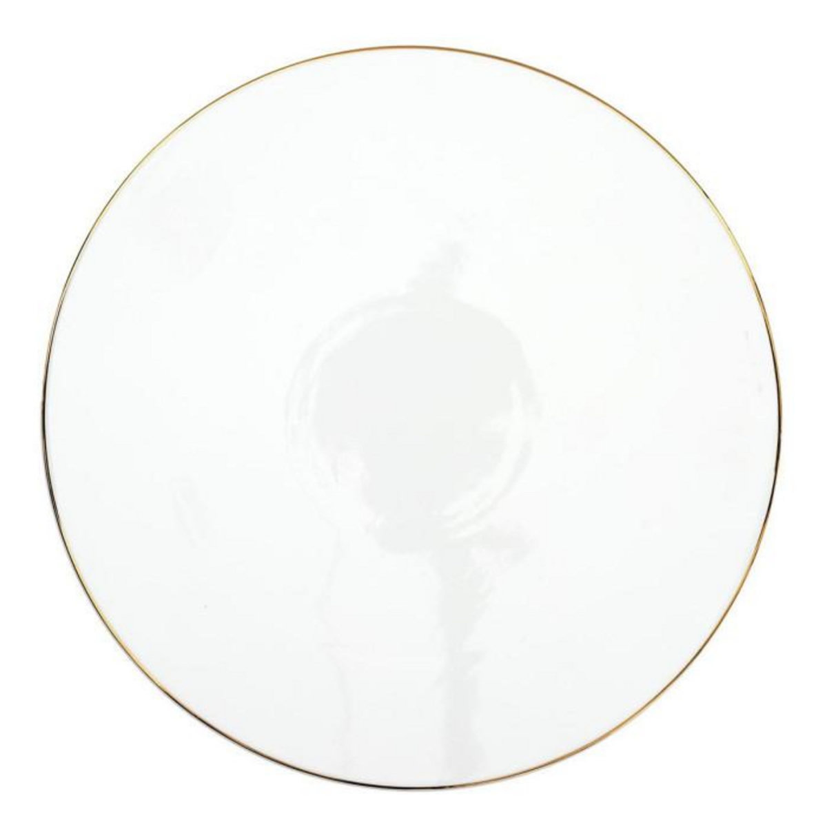 Paris Prix Support à Gâteau Design  Liseré  31cm Blanc & Or
