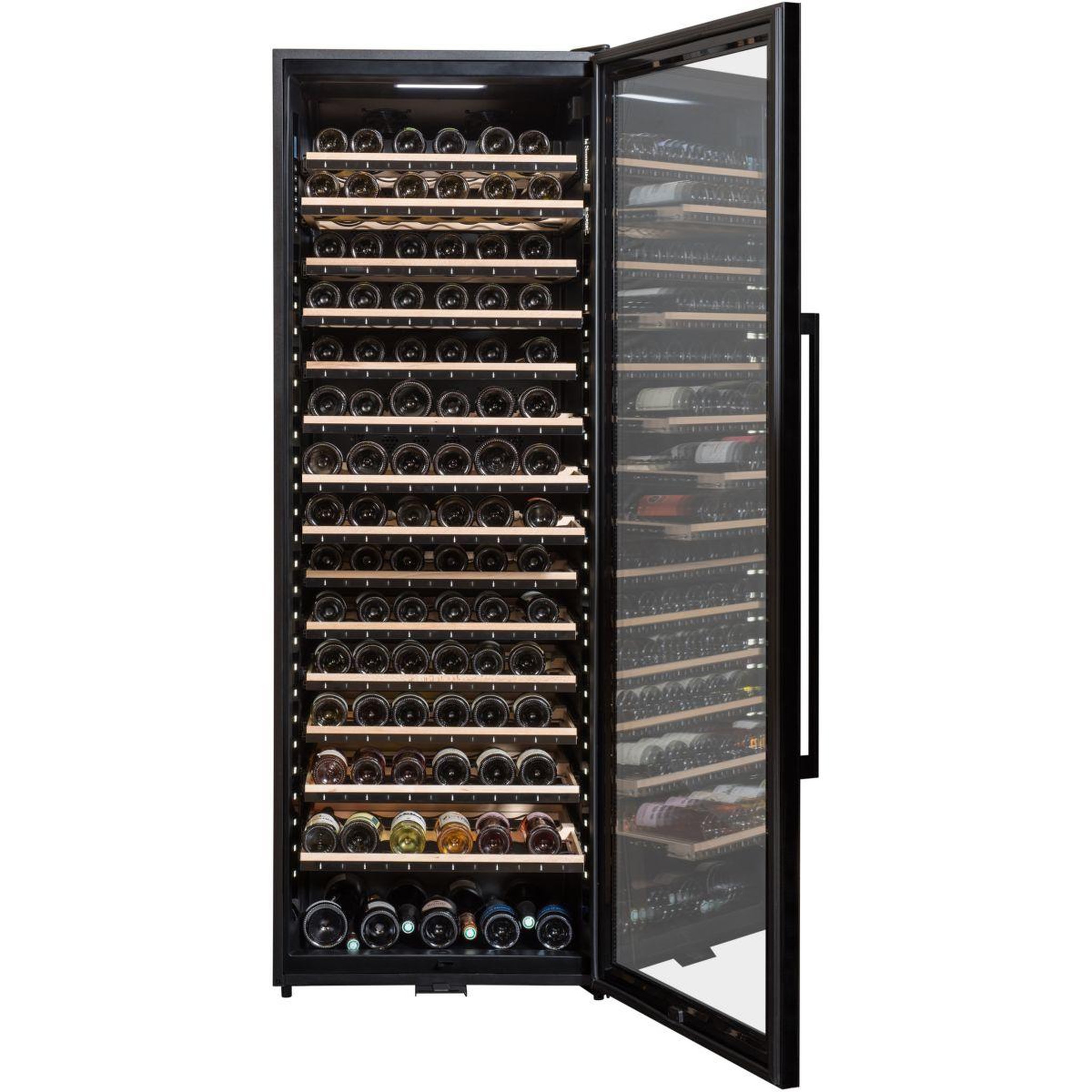 Voir la diapositive 3 : LA SOMMELIERE Cave à vin vieillissement ECELLAR connectée 185 bouteilles