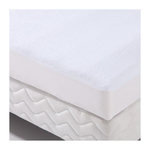 POYET MOTTE Alese forme housse impermeable Transalese eponge 100% coton - 120 x 190 cm - Blanc