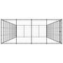 Voir la diapositive 3 : VIDAXL Chenil d extérieur pour chiens Acier 53,24 m²