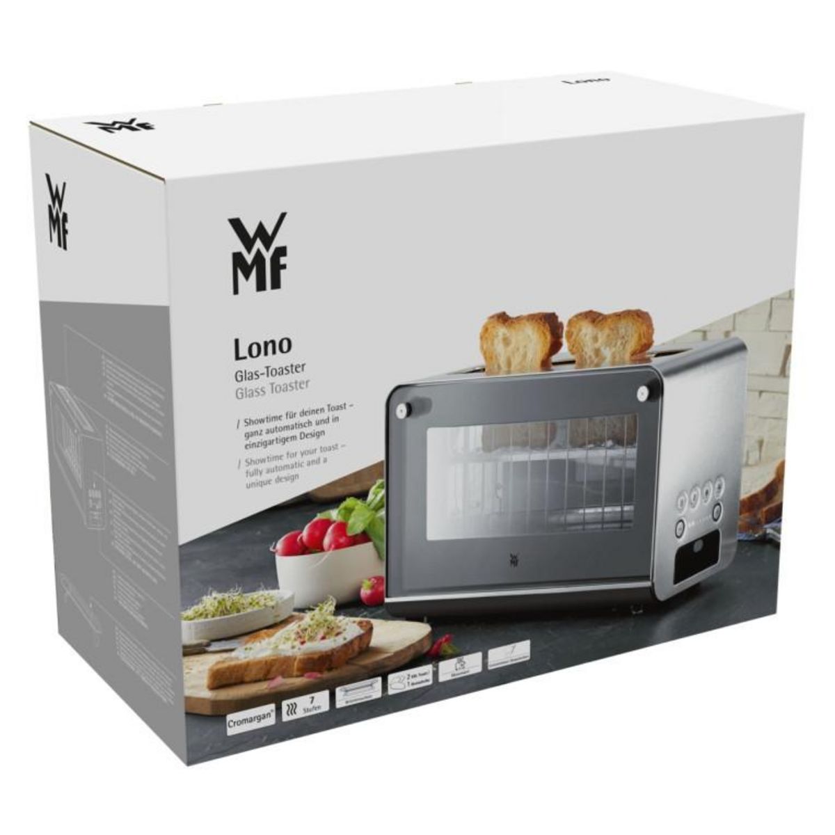 WMF Grille-pains 1 fente 1300w inox - 0414140011
