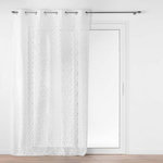 Paris Prix Rideau Voilage à Œillets Maille  Manon  140x240cm Blanc