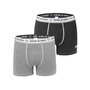 Voir la diapositive 1 : SERGE BLANCO Lot de 2 Boxers homme avec surpiqûres Class