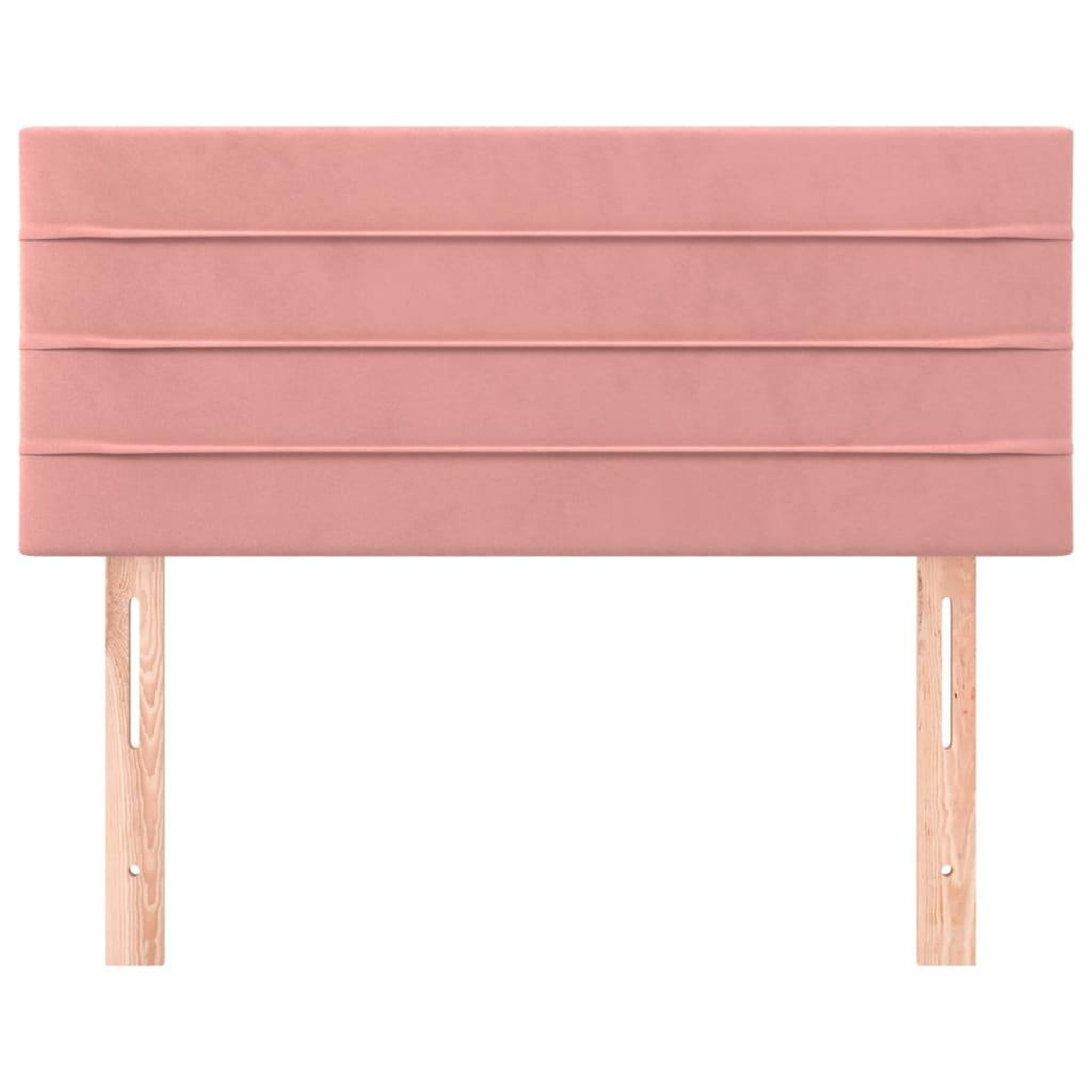 Voir la diapositive 3 : VIDAXL Tete de lit Rose 90x5x78/88 cm Velours