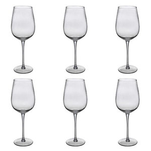 Secret De Gourmet - Lot De 6 Verres à Vin Volta 38cl - Élégants Et Pratiques