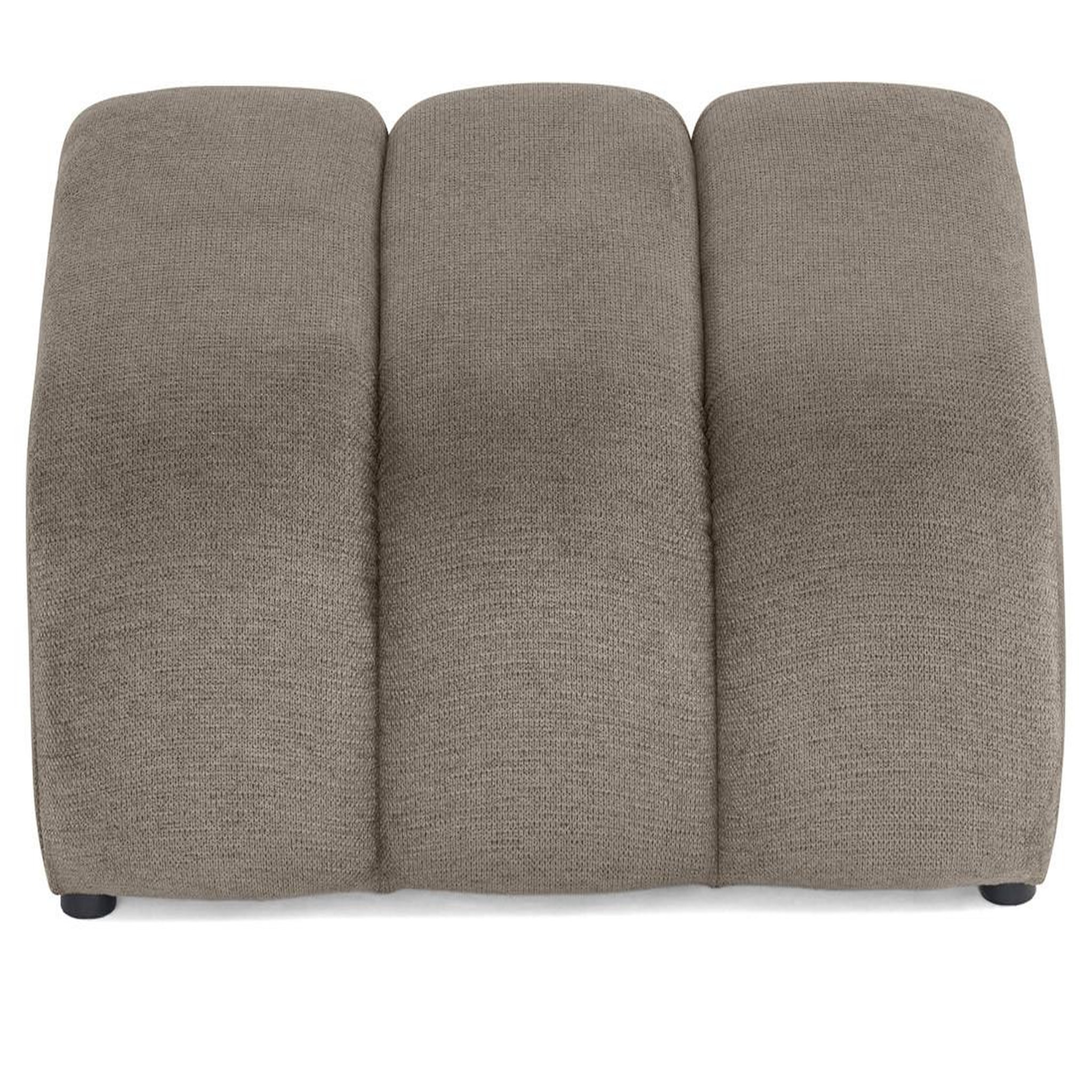 Voir la diapositive 6 : BEST MOBILIER Debbie - pouf en tissu texturé