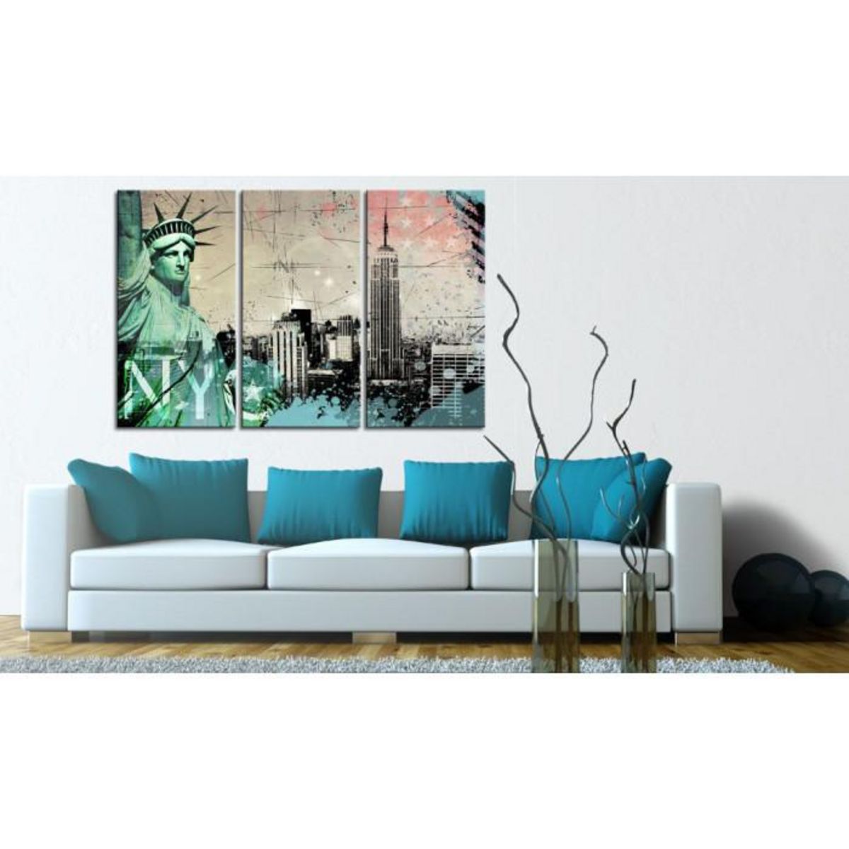 Paris Prix Tableau Imprimé  NYC Collage