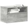 Voir la diapositive 1 : VIDAXL Table de chevet murale gris beton 45x26x28,5 cm