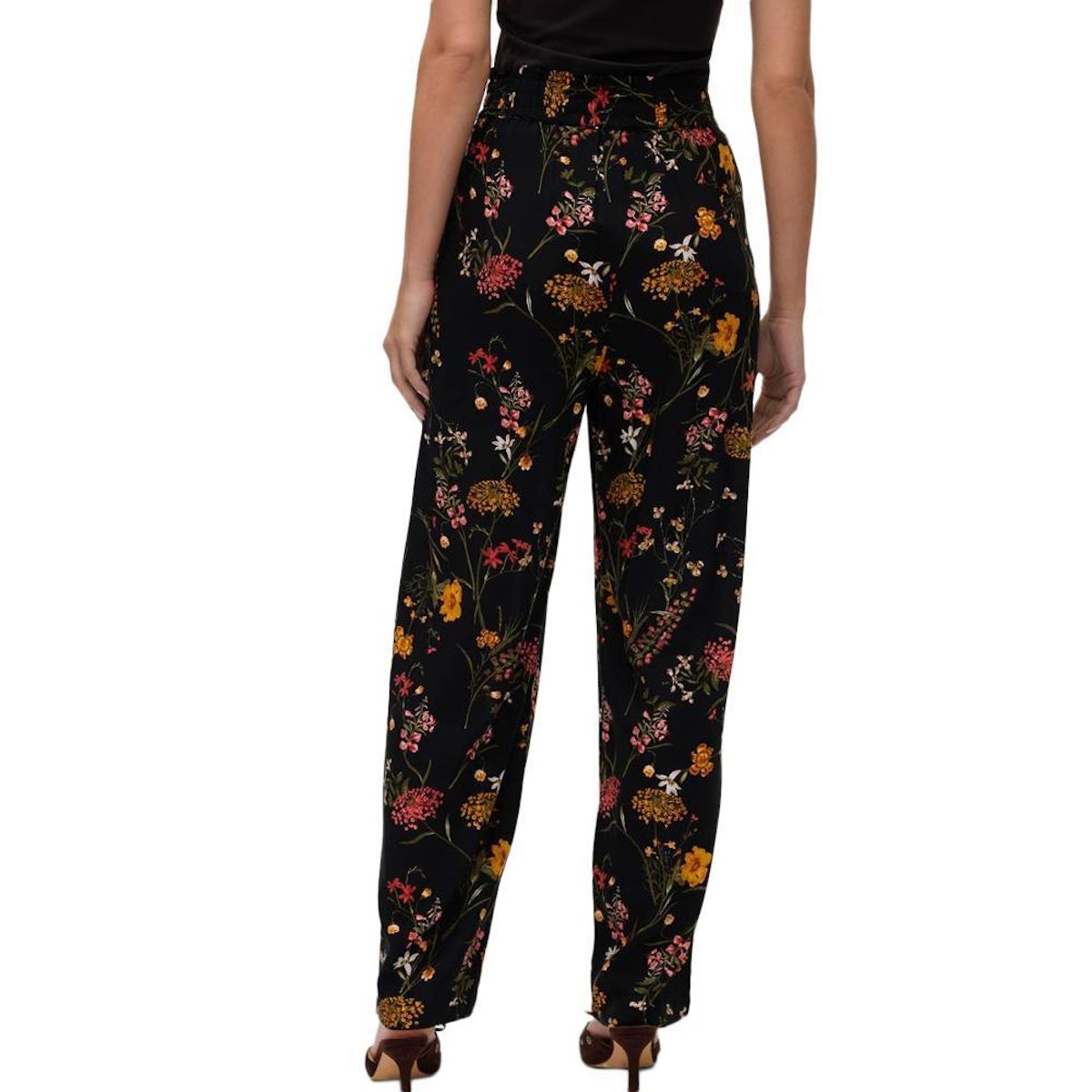 Vero Moda Pantalon  à Fleurs Femme Vero Moda Easy Joy