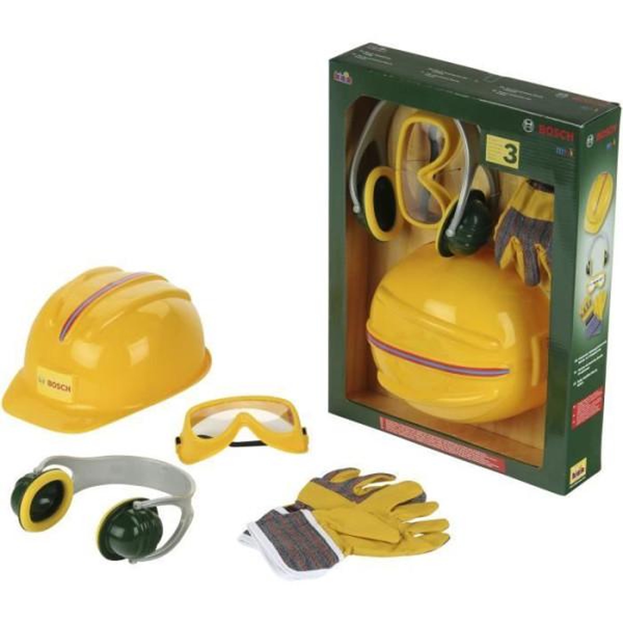 Voir la diapositive 3 : Klein Set d'accessoires de bricolage bosch avec casque, 4 pieces - klein - 8537