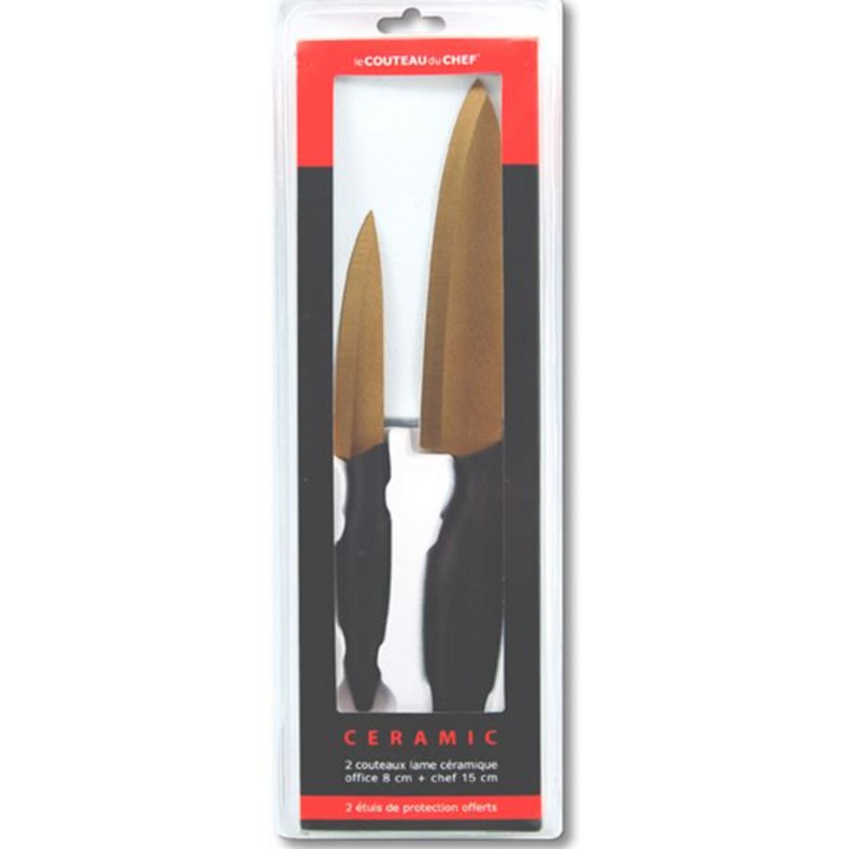 Set 2 couteaux céramique REFLET