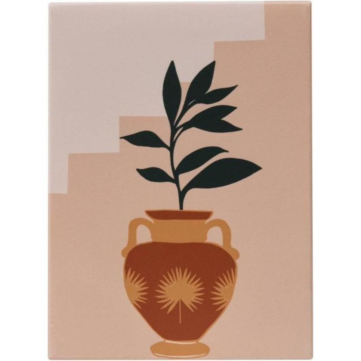 ATMOSPHERA Lot de 5 Toiles Imprimées  Cynthia  25x25cm Femme