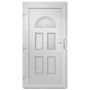 Voir la diapositive 5 : VIDAXL Porte d'entree blanc 88x190 cm PVC