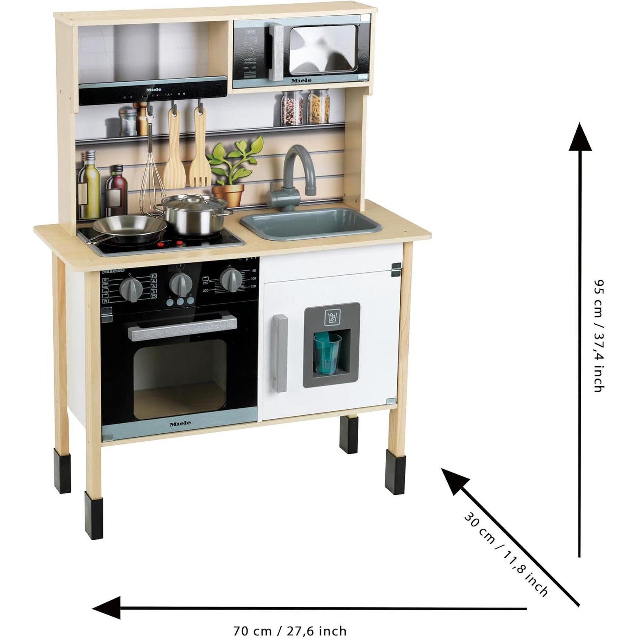 Voir la diapositive 4 : THEO KLEIN Cuisine de Jeu en bois Miele Midi 2