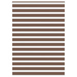 VIDAXL Store zebre marron 160x230cm largeur du tissu 155,9cm polyester