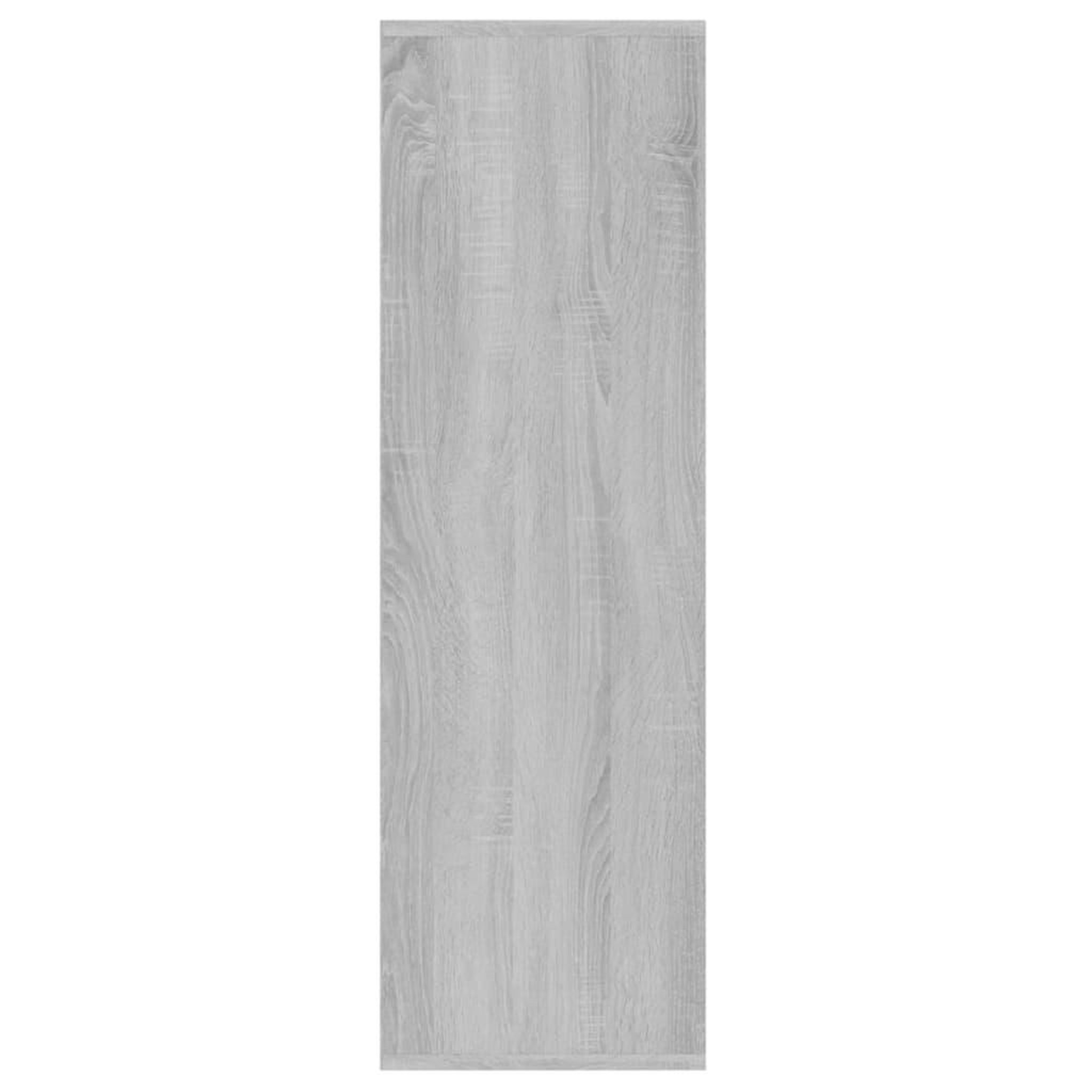 Voir la diapositive 4 : VIDAXL Armoire a livres sonoma gris 98x29x97,5 cm