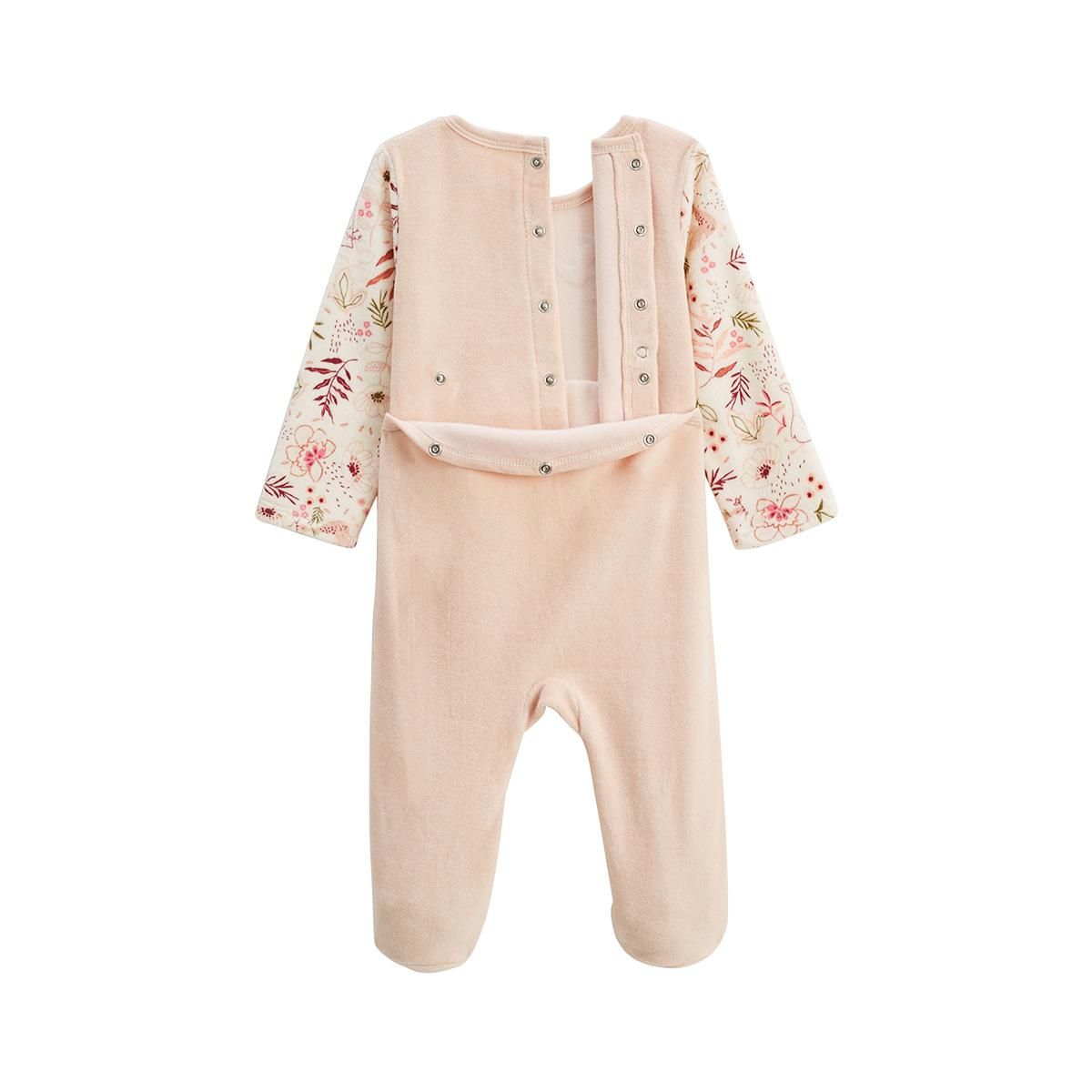 Petit Béguin Pyjama bébé en velours Manouk