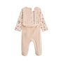 Voir la diapositive 4 : Petit Béguin Pyjama bébé en velours Manouk