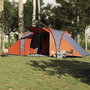 Voir la diapositive 3 : VIDAXL Tente familiale a dome 6 personnes gris et orange impermeable