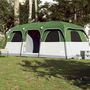 Voir la diapositive 3 : VIDAXL Tente de cabine familiale 9 personnes vert impermeable