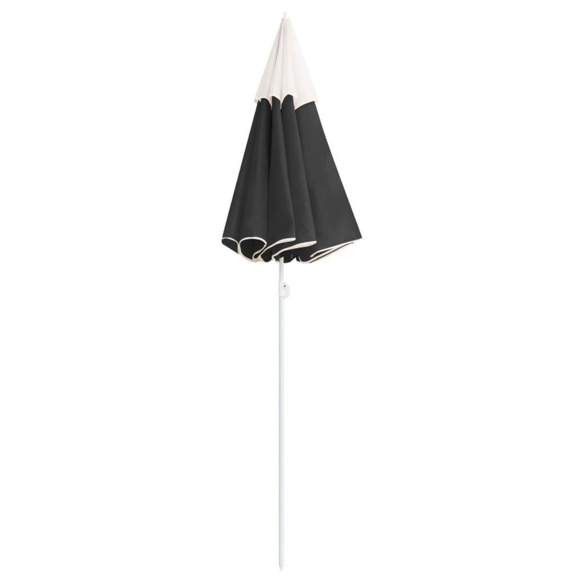 VIDAXL Parasol de jardin avec mat en acier anthracite 180 cm