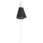 Voir la diapositive 3 : VIDAXL Parasol de jardin avec mat en acier anthracite 180 cm