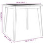 Voir la diapositive 6 : VIDAXL Ensemble a manger de jardin 3 pcs Bois d'acacia solide