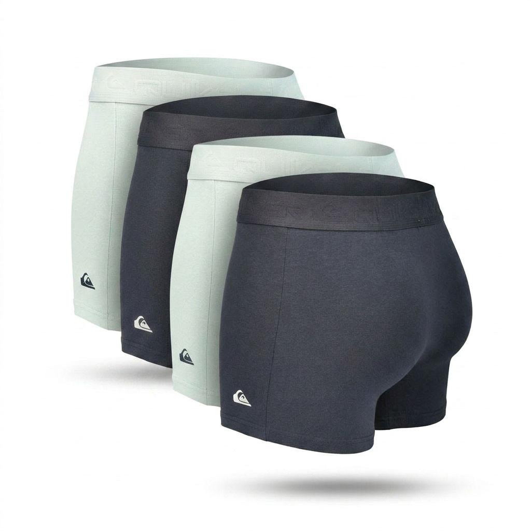 Voir la diapositive 4 : QUIKSILVER Quiksilver – Pack 4 Boxers Homme Confort Coton Stretch