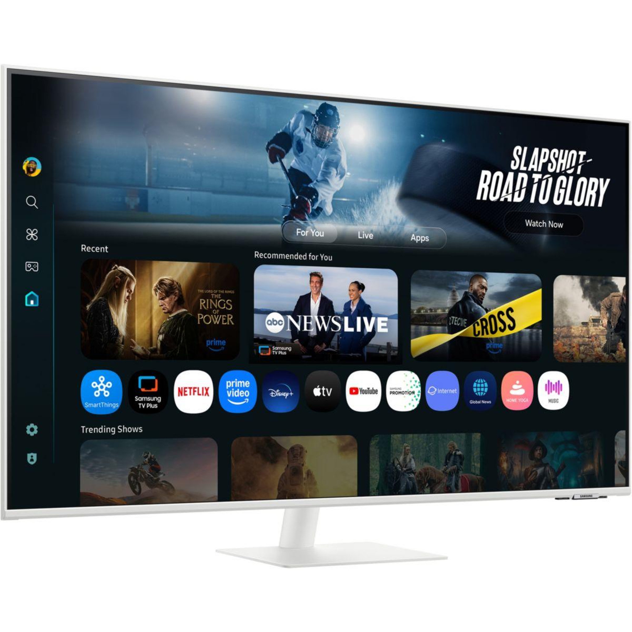 Voir la diapositive 4 : Samsung Ecran PC 4K Smart Monitor M70F 32'' VA