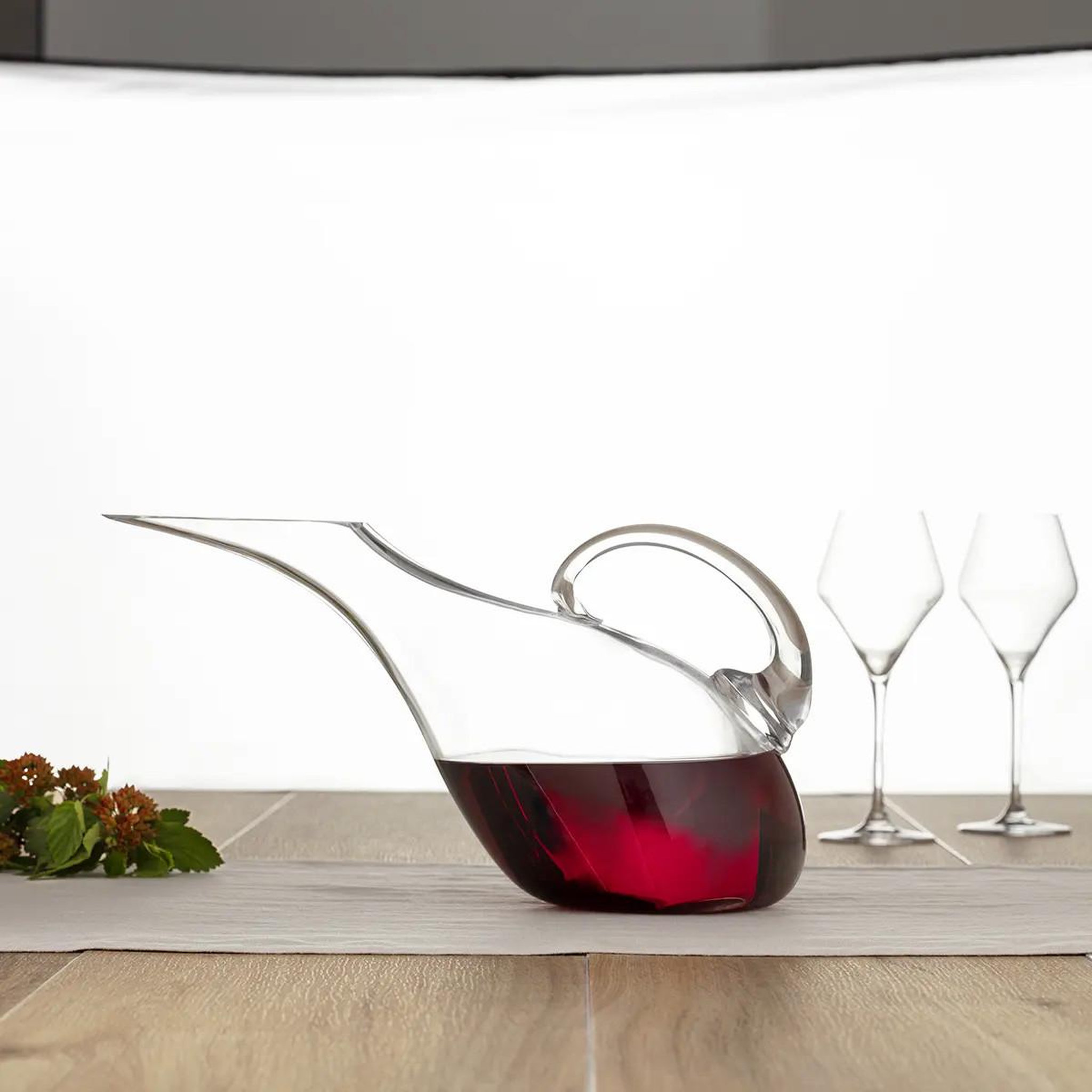 Voir la diapositive 2 : SECRET DE GOURMET Carafe à décanter  canard  1,7l transparent